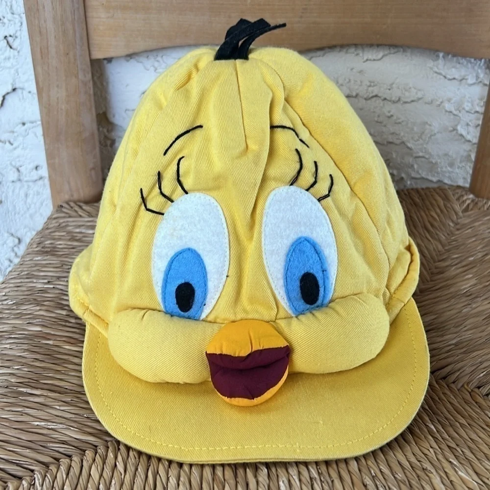 Vintage Plush 1989 Tweety Bird Hat (youth size)